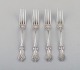 Karl Almgren, Sweden. Four lunch forks in silver (830). Dated 1931.
