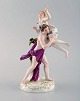Early Meissen porcelain figurine with motif from The rape of the sabine women. 
Ca. 1900.
