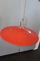 Retro ceiling lamp - with a pulley
Lamp made of metal, mit brass, red painted
In a good condition and works well