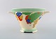 Clarice Cliff (1899-1963), England. Large Art Deco Caprice bowl in hand-painted 
porcelain. Ca. 1940.
