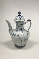 Royal Copenhagen Blue Fluted Plain Coffee Pot No 47