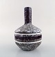 Upsala-Ekeby, Sweden. vase with narrow neck in glazed ceramics. 1960