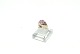 Elegant ladies ring in 14 carat gold with purple / pink stone