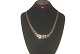 X with rod necklace 14 carat gold and course
