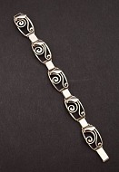 Art deco vintage 830 sølv armlænke