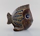 European studio ceramist. Unique figure in glazed ceramics. Fish. 1980