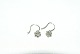 Elegant Earrings in 14 Carat White Gold with Brilliant