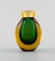 Small Murano vase in mouth blown art glass. Italian design, 1960