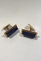 Georg Jensen 18K Gold Cufflinks No 810 Lapis Lazuli