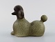 Lisa Larson for K-Studion/Gustavsberg. Puddelhund i glaseret keramik. Sent 
1900-tallet.
