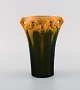 Michael Andersen, Denmark. Vase in glazed ceramics with rams. 1950