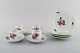 Antique Meissen coffee service in hand-painted porcelain with pink roses for 
four people. Early 20th century.
