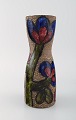 Mari Simmulson (1911-2000) for Upsala-Ekeby. Vase in glazed ceramic with floral 
decoration. Mid-20th century.
