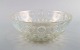 Early René Lalique "Asters" bowl in art glass. Dated before 1945.
