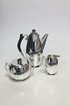 Danam Antik presents: Hans Hansen Sterling Silver Coffee set with Coffee pot, creamer and sugar no 170 from ...