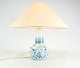 Table lamp in blue painted porcelain by Bing And Grøndahl.
5000m2 showroom.