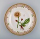 Royal Copenhagen Flora Danica dinner plate in hand-painted porcelain with 
flowers and gold decoration. Model number 20/3549.
