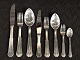 Antik Damgaard-Lauritsen presents: Hans Hansen; Arvesølv 8 silver cutlery, complete for 12 persons, 101 pieces