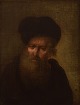 Christian Dietrich (1712-1774), Germany. Oil on canvas. Self-portrait of 
Rembrandt. Mid-18th century. High quality painting.
