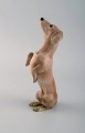 Bing & Grøndahl porcelain figure. Begging dachshund. Model number 1603. 1920