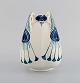 Alf Wallander for Rörstrand. Vase with four handles in hand painted glazed 
ceramics. 1920