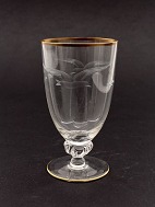 Måge øl / vand glas højde 14 cm. 