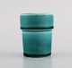 Poul Henningsen (1894-1967) for Royal Copenhagen. Rare miniature vase in glazed 
ceramics. Beautiful glaze in shades of green. 1920s.
