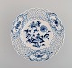 Antik Meissen "Løgmønstret" kageopsats i håndmalet porcelæn. Tidligt 
1900-tallet.
