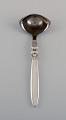 Georg Jensen Cactus sauce spoon in sterling silver and stainless steel.
