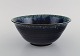 Carl Harry Stålhane (1920-1990) for Designhuset. Bowl in glazed ceramics. 
Beautiful glaze in shades of green and blue. Dated 1977.
