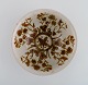 Europæisk studio keramiker. Unika skål i glaseret stentøj med blomster. 
1970