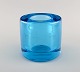 Per Lütken for Holmegaard. Turquoise vase in mouth-blown art glass. Model Number 
18648. 1960