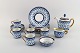 Arabia coffee service for five people in hand-painted porcelain. Finnish design, 
mid 20th century.
