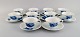 Rosenthal tea service for 10 people in hand-painted porcelain. 1930s / 40s.
