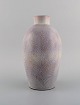 Nils Thorsson for Royal Copenhagen. Vase in glazed ceramics with leaf 
decoration. Dated 1944.
