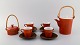 Kenji Fujita for Tackett Associates. Porcelain coffee service for four people. 
Dated 1953-56.
