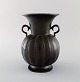 Just Andersen (1884-1943), Denmark. Art deco vase in disko metal. 1940s. Model 
number 1925.
