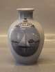 RC 1925 Collectible Vase (Rundskuedagen) 17 cm with sailship
 Royal Copenhagen 
