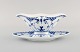 Antique Royal Copenhagen Blue Fluted Half Lace sauce boat with Handles. Model 
number 1/585. Dated 1889 - 1922.
