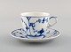 Royal Copenhagen Blue Fluted Plain coffee cup with saucer. Model number 1/298. 
Dated 1960.
