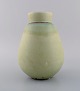 Saxbo vase in glazed ceramics. Beautiful glaze. Model number 137. Mid 20th 
century.
