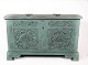 Antique chest with carvings and original paint.
5000m2 showroom.