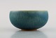 Eigil Hinrichsen Unique bowl in glazed stoneware. Beautiful glaze in shades of 
blue. 1960s.
