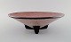 Marcel Guillard (1896-1932) for Editions Etling, Boulogne. Art deco bowl in 
glazed ceramics. Beautiful crackle glaze in pink shades. 1920s.
