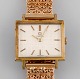 Tidligt 18 karat guld Omega herre armbåndsur. Stilrent art deco design. 
1930/40