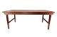 Spisebord i teak med udtræksplader af dansk design fra 1960erne. 
5000m2 udstilling.
