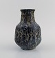 Gunnar Nylund for Rörstrand. Vase in glazed ceramics. Beautiful running glaze. 
Mid-20th century.
