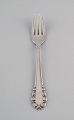 Georg Jensen Lily of the Valley lunch fork in sterling silver. Seven pieces in 
stock.
