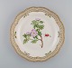 Royal Copenhagen Flora Danica large dinner plate / dish in hand-painted openwork 
porcelain with flowers and gold decoration.
