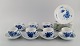 Royal Copenhagen Blue Flower Curved coffee service for seven people.
